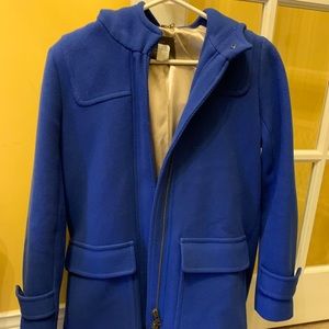 royal blue duffle coat